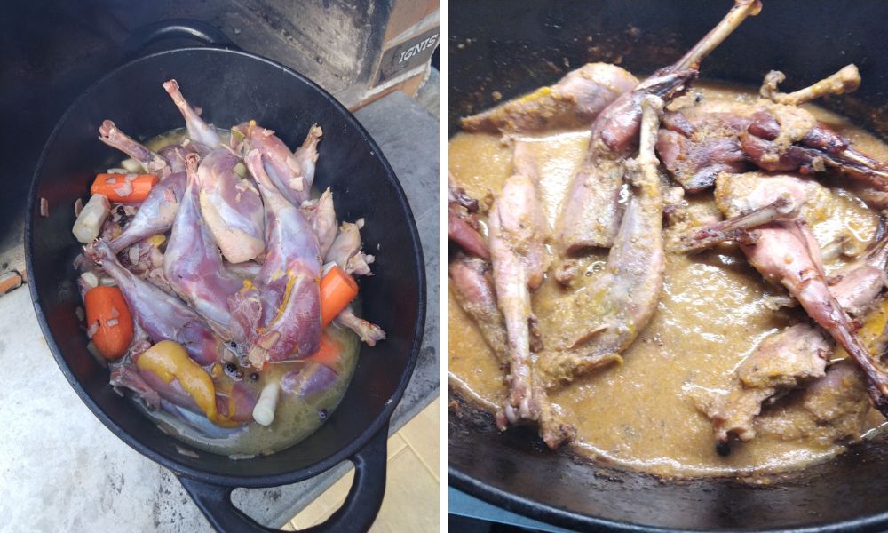 Bažantí stehna na divoko